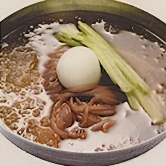 White Kimchi Cold Noodles 동치미 냉면 