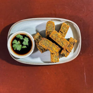 Fried Chive Cakes