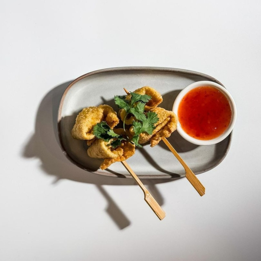 Crispy Quail Eggs Wonton