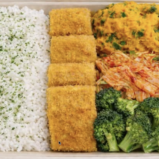 Golden Tofu Plate