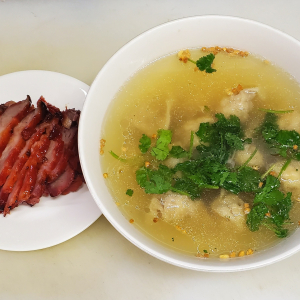 BBQ Wonton Noodle Soup 燒臘雲吞湯