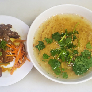 Tangerine Peel Duck Leg Noodle Soup 陳皮鴨腿湯