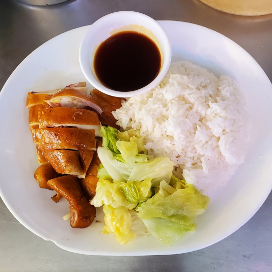 Free-Range Soy Sauce Chicken over Rice 黃毛油雞飯