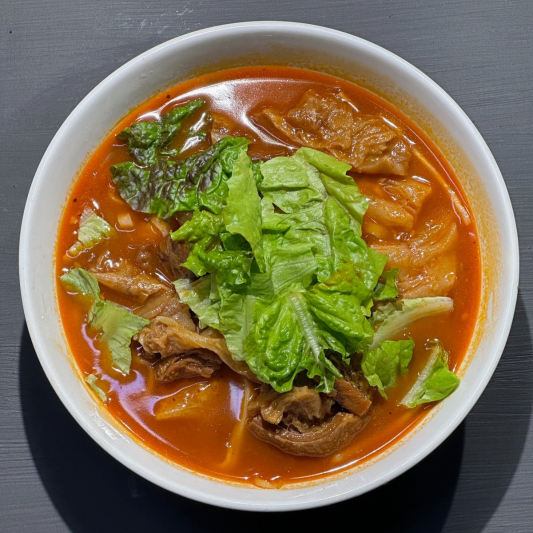 Beef Stew Tomato Sauce Noodle Soup 茄汁牛腩湯