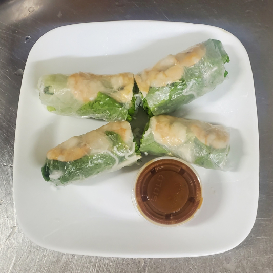 Fresh Spring Roll (2 pcs) 蝦菜卷 (2條)