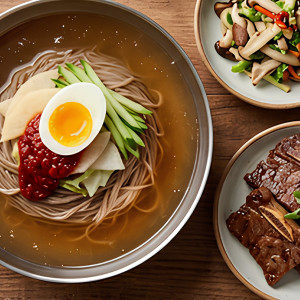 Noodles & Combo / 냉면 홍보