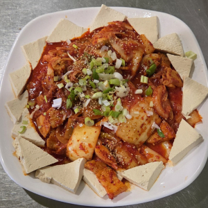 38. Stir-Fried Kimchi with Tofu & Pork / 두부김치 제육볶음