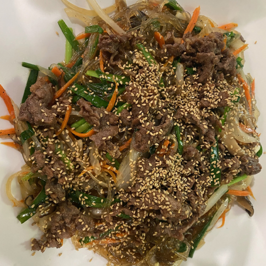 39. Stir-Fried Glass Noodles with Vegetables / 잡채