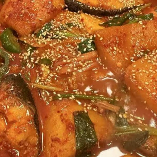 Braised Black Cod / 은대구조림