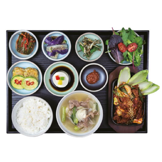 Jeyuk-Bokkeum Lunch / 제육볶음 한상
