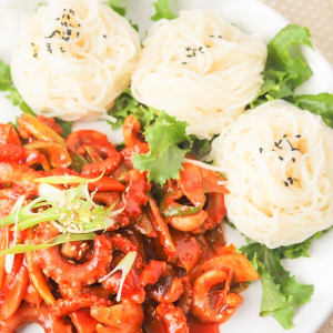 Spicy Octopus & Noodles