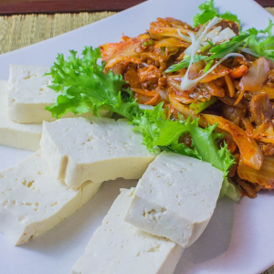 Spicy Kimchi Pork & Tofu