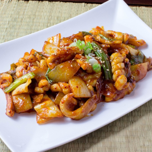 Stir-Fried Spicy Squid