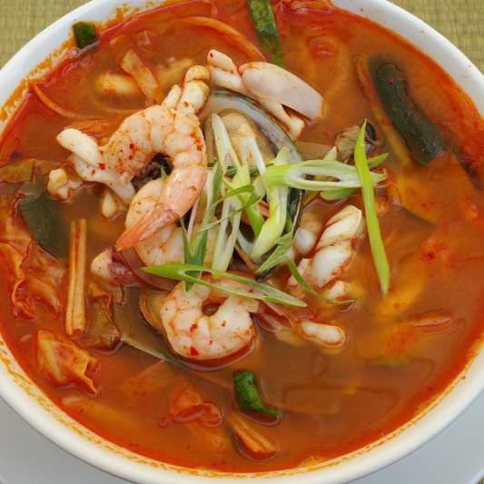 Spicy Seafood Noodle Soup