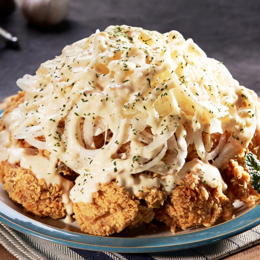 Crispy Snow Onion Chicken