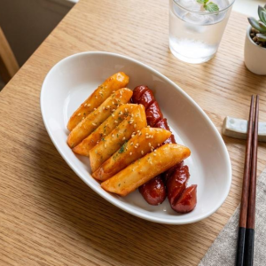 Sausage & Rice Cake Bites