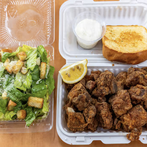Dry Ribs & Salad Combo