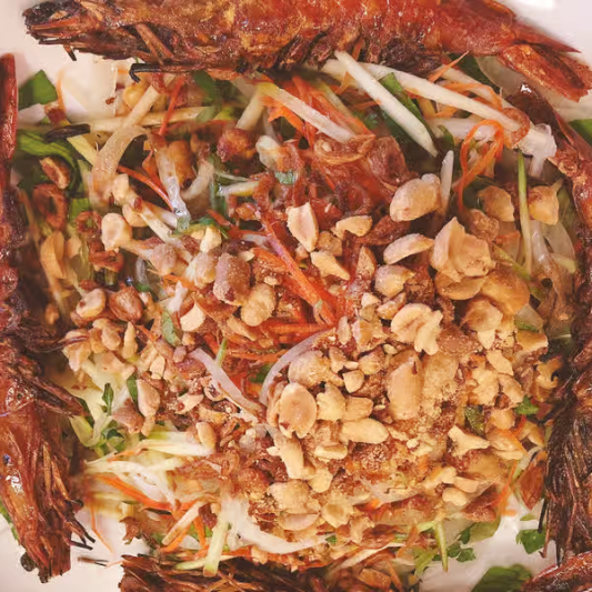A4. Gỏi Xo&agrave;i T&ocirc;m Nướng