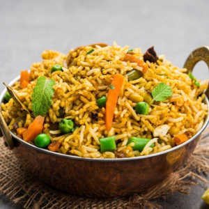 1. Vegetable Biryani