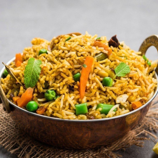 1. Vegetable Biryani