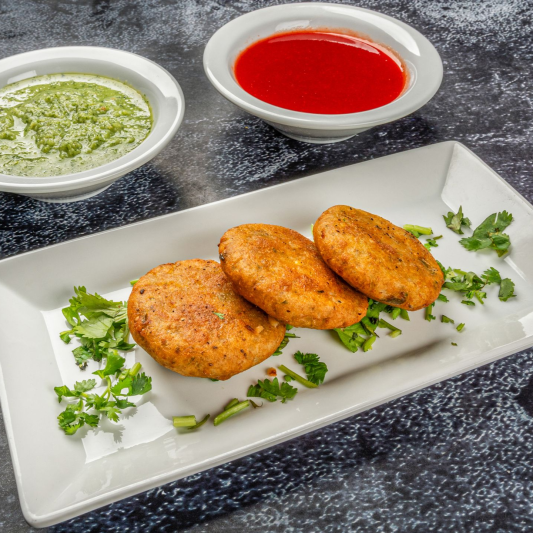 3. Aloo Tikki (3 pcs)