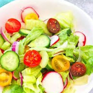 Tomato, Onion, Lettuce & Cucumber Salad