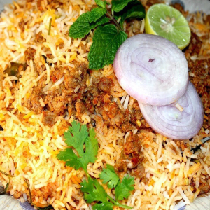 Vegetable Keema Biryani