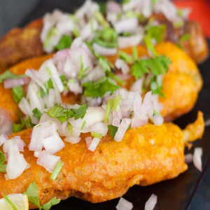 Onion Mirchi Bajji