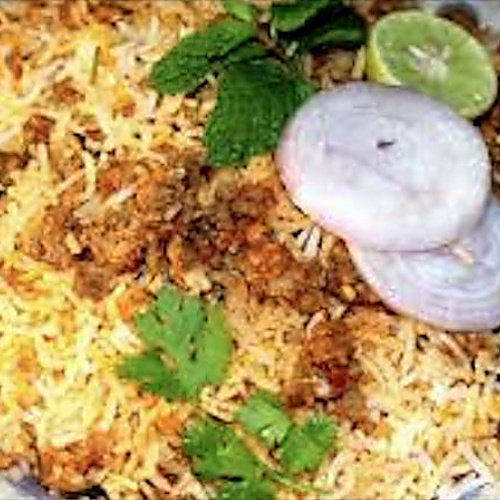 Goat Keema Biryani