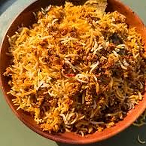Vegetable Keema Biryani