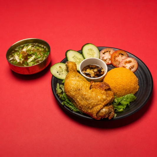 3. Waterfall Crispy Chicken Rice