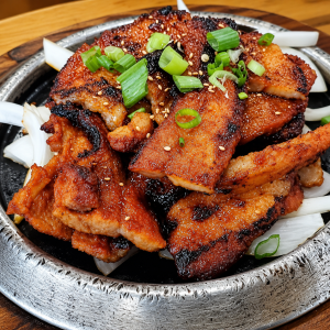 Korean-Style BBQ Pork 양념 통 삼겹살