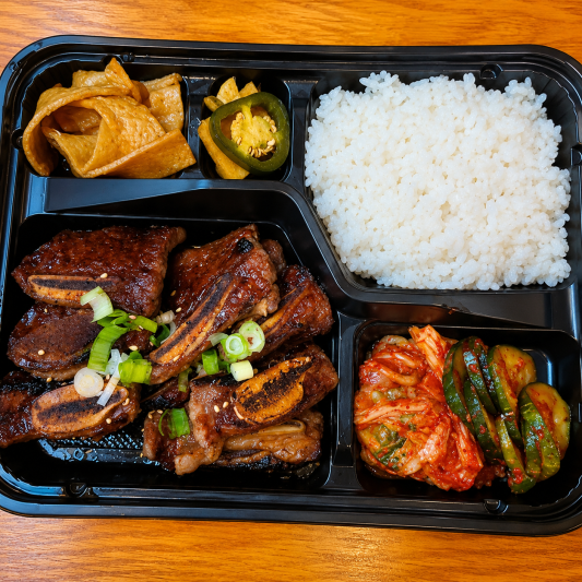 LA Kalbi Dosirak / Bento 갈비 도시락