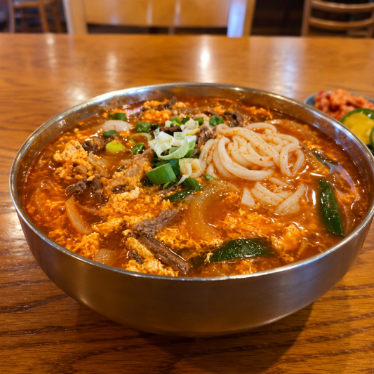 Yukgaejang Kalguksu 육개장 칼국수