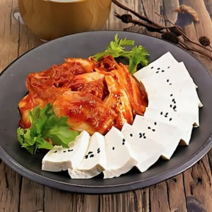 Stir-Fried Kimchi with Boiled Tofu 두부김치