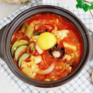 Seafood Tofu Stew 해물순두부찌개