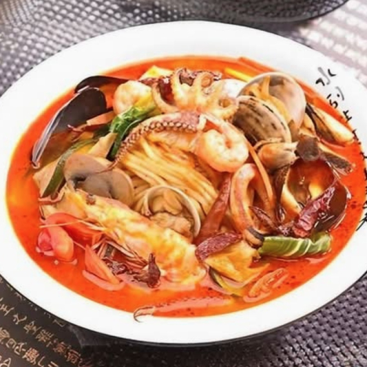 Spicy Seafood Noodle Soup 해물 짬뽕