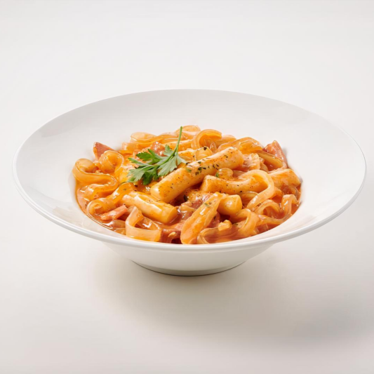 Rose Tteokbokki (Rice Cake)