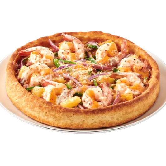 Shrimp Chicago Deep Dish Pizza