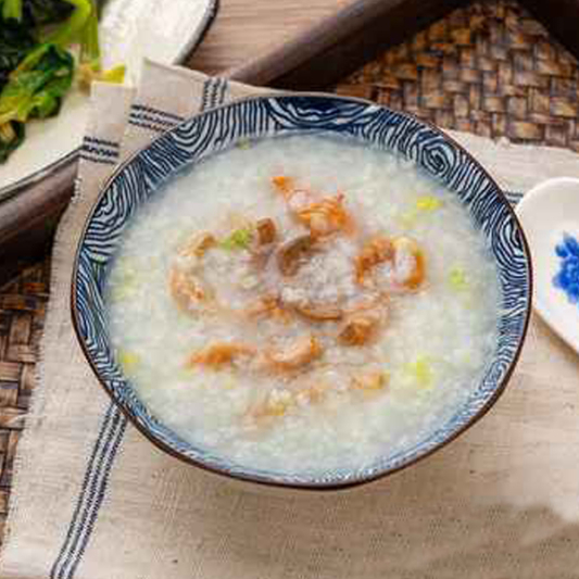 Rice Congee Cooked with Chicken Offal