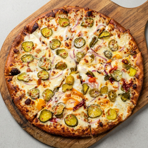 American Dill Pickle Pizza