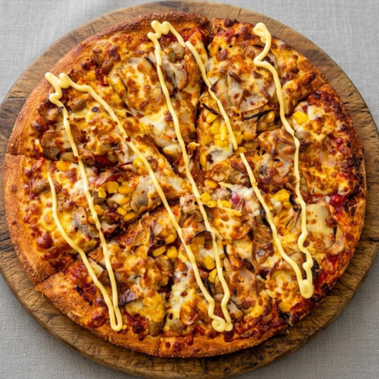 Japanese Mayo Jaga Pizza