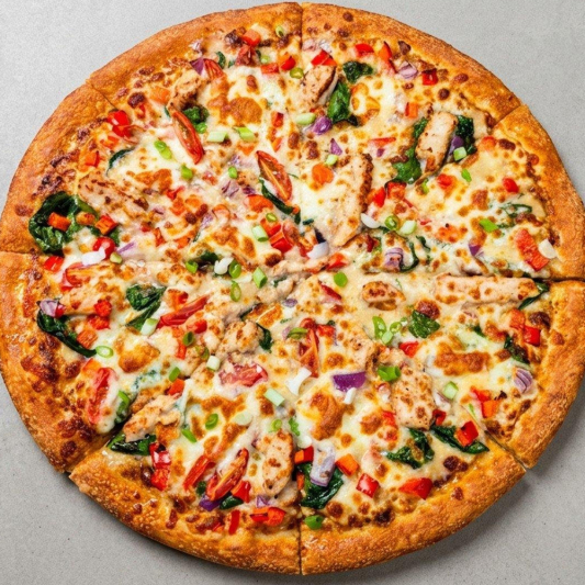 Garlic Chicken Pizza