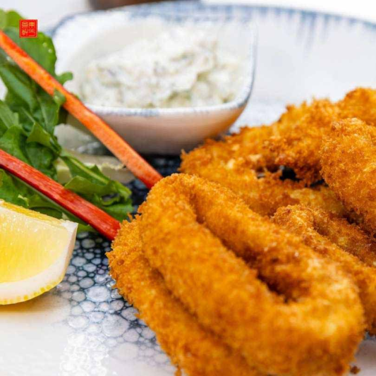 J3. Fried Scallops (6 pcs)