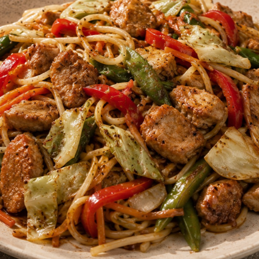 Saut&eacute;ed Chop Suey