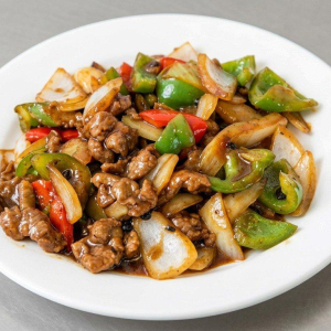 B2. Beef with Black Bean Sauce