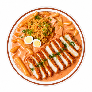 Ros&eacute; Topokki Katsu / 로제떡볶카츠