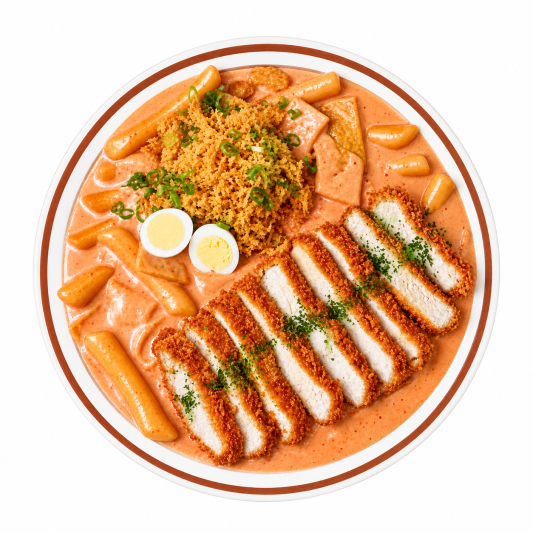 Ros&eacute; Topokki Katsu / 로제떡볶카츠