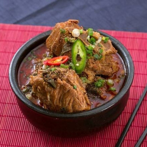 Pork Bone Soup 감자탕 / 土豆猪骨汤 + 米饭