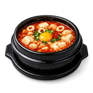Soon Tofu Chigae / 香辣豆腐汤 + 米饭